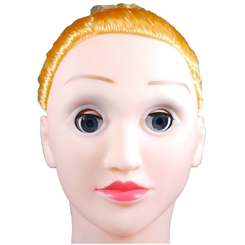 Надувная кукла BARBI- 3D с вставкой из киберкожи и вибростимуляцией, BS2600021 фото 7