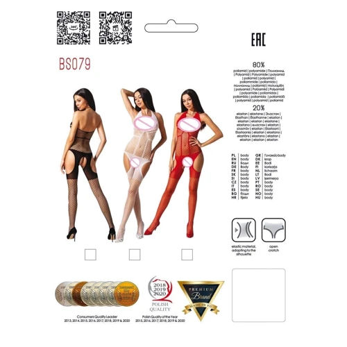 Бодістокінг Passion BS079 red: Вид Бодистокинг