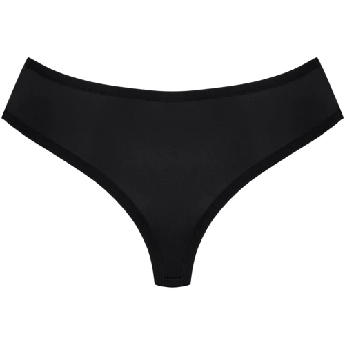 Трусики Obsessive Bella Rou black M/L: Декор Кружево, Стразы