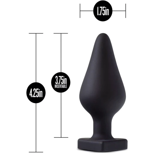 Анальная пробка Temptasia by Blush - Fuck Me Anal Plug - Black: Тип Анальные пробки