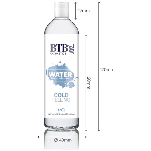 Охолоджувальна змазка на водній основі MAI BTB COLD FEELING (250 мл): Основа Водная
