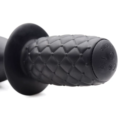 Анальный вибратор с рукояткой The Drop 10x Silicone Vibrating Thruster: Тип и форма Вибромассажер