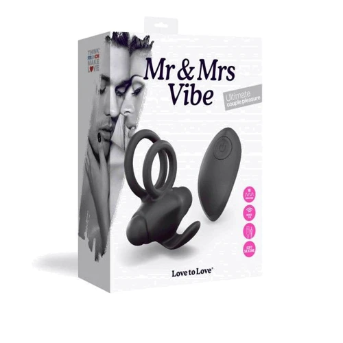 Эрекционное виброкольцо Love To Love Mr & Mrs VIBE с пультом Д/У: Для кого Для мужчин