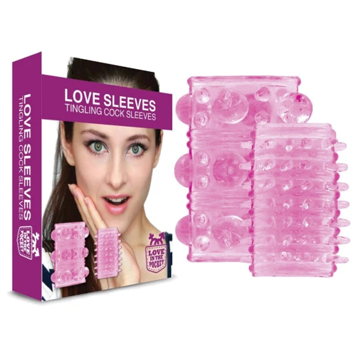 Насадки на пенис Love in the Pocket Love Sleeves Tingling: Наличие вибрации Нет