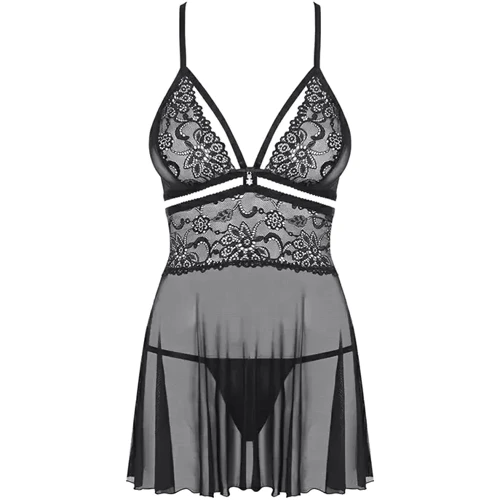 Спокусливий пеньюар Obsessive 838-BAB-1 babydoll, S / M: Вид Пеньюари