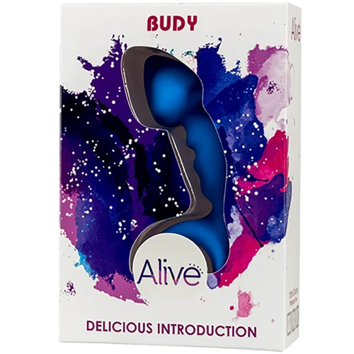 Анальна пробка Alive Budy Delicious Introduction Blue: Тип Анальные елочки