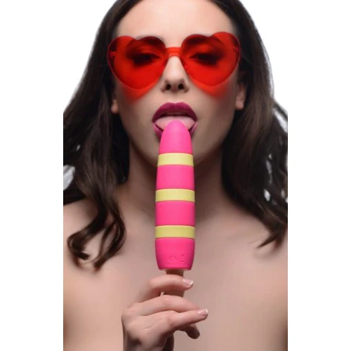 Вібратор фруктове морозиво Xr Brands 10X - Fizzin 'Fuschia: Призначення Вагінальні