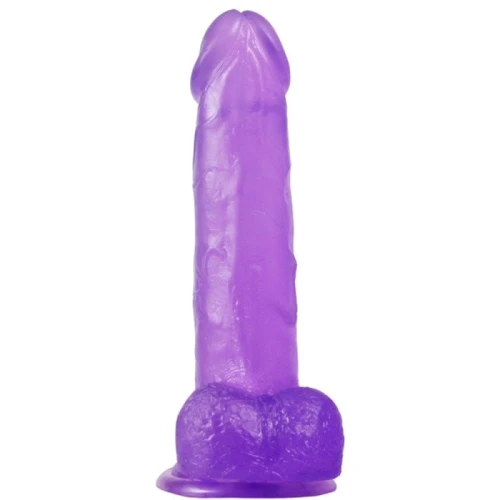 Фаллоимитатор LoveToy Jelly Studs Large Purple: Наличие вибрации Нет