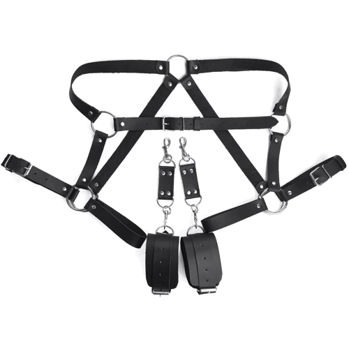 Бондажный набор Art of Sex - Bondage set Anasteisha, черный, XS-M: Цвет черный