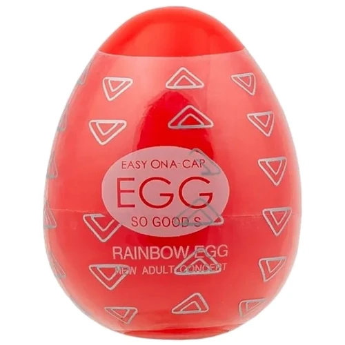 Мастурбатор яйцо SKN Rainbow Red , SKN-REG02