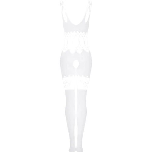 Бодістокінг Obsessive Bodystocking G330 white XL/XXL: Декор Без декора