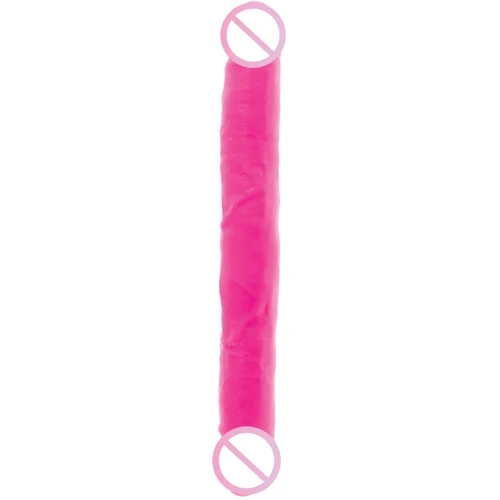 Pipedream Double Dillio 12 Inch - двойной фаллоимитатор, 30.5х3.4 см, розовый: Назначение Для двойного проникновения