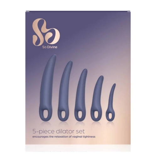 Набір із 5-ти вагінальних силіконових розширювачів So Divine Menopause Dilatоr set: Для кого Для женщин