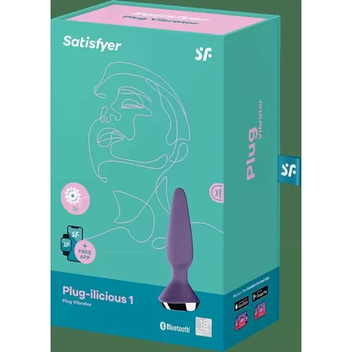 Анальная смарт-пробка Satisfyer Plug-ilicious 1 (фиолетовая): Для кого Унисекс