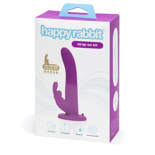 Страпон кролик Happy Rabbit Lovehoney с трусиками: Для кого Унисекс