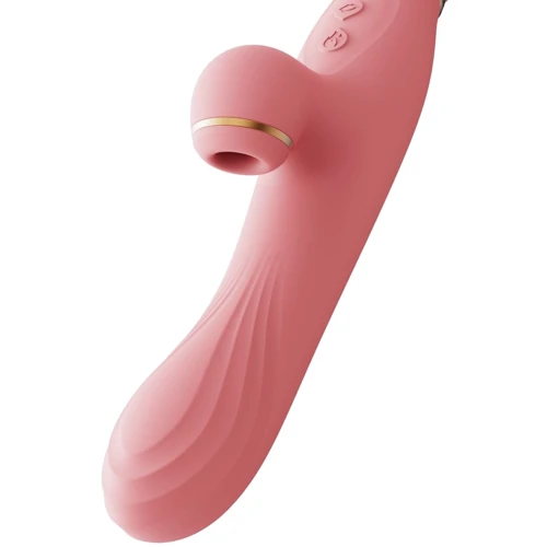 Вібратор з підігрівом та вакуумною стимуляцією клітора Zalo - ROSE Vibrator Strawberry Pink: Призначення Вагінальні