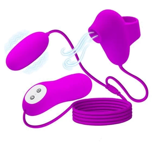 Симулятор LYBAILE Pretty Love Suction & Vibro Bullets Purple: Призначення Вакуумные