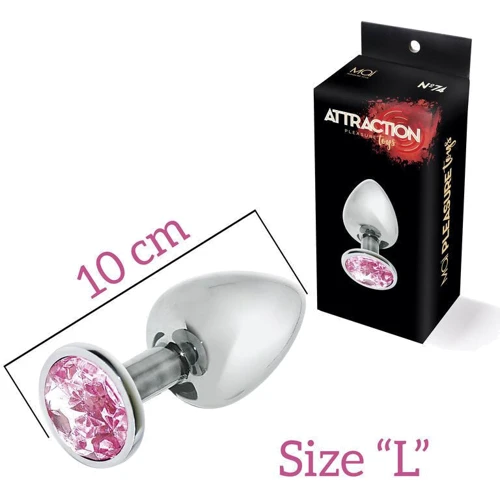Анальна пробка з кристалом MAI Attraction Toys №74 L: Для кого унісекс