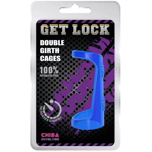 Насадка для підтримки ерекції CHISA Double Girth Cages, Blue