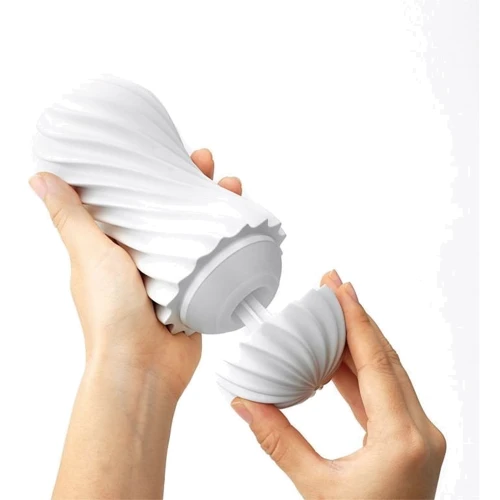 Мастурбатор Tenga FLEX Silky White: Диаметр, см 7.3