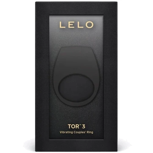 Эрекционное кольцо с вибрацией LELO Tor 3 Black: Цвет черный