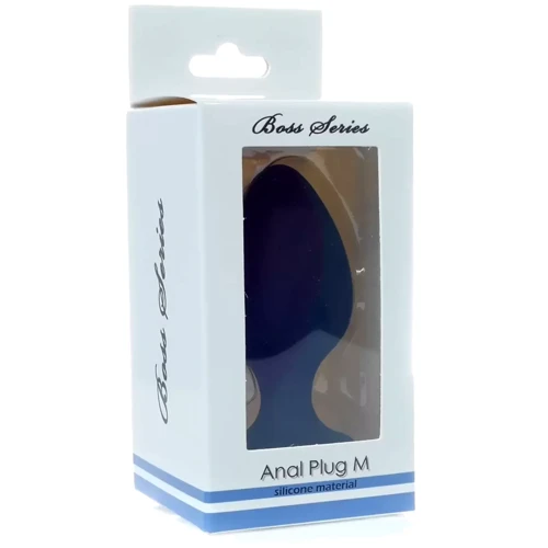 Анальний силіконовий затор Boss Series - Silicone Anal Plug M (BS7800020): Матеріал Силикон