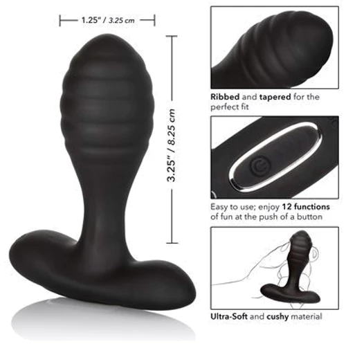 CalExotics Eclipse Ultra-Soft Probe - массажер простаты с вибрацией, 8.25x3.25 см: Тип Массажеры простаты