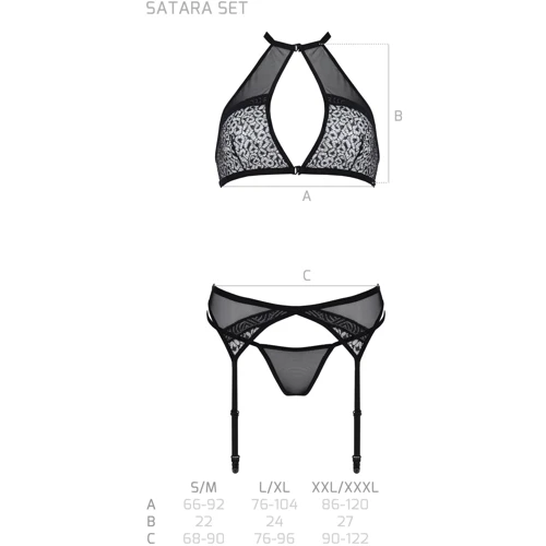 Комплект белья Passion SATARA SET Red S/M: Для кого Для женщин
