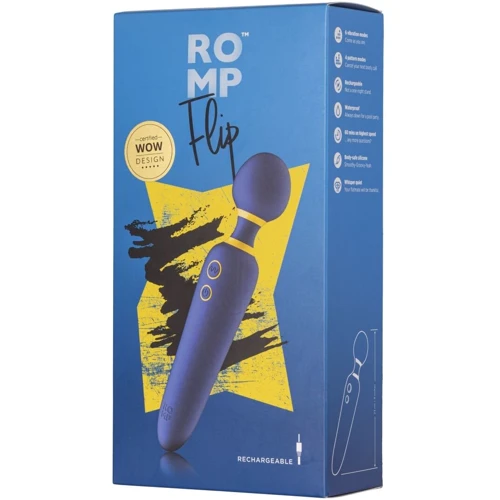Вібромасажер Romp Flip, гнучка головка: Тип управління кнопкове