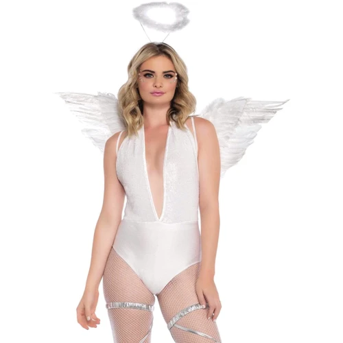 Набор аксессуаров ангела Leg Avenue Angel Accessory Kit White: Размер Универсальный