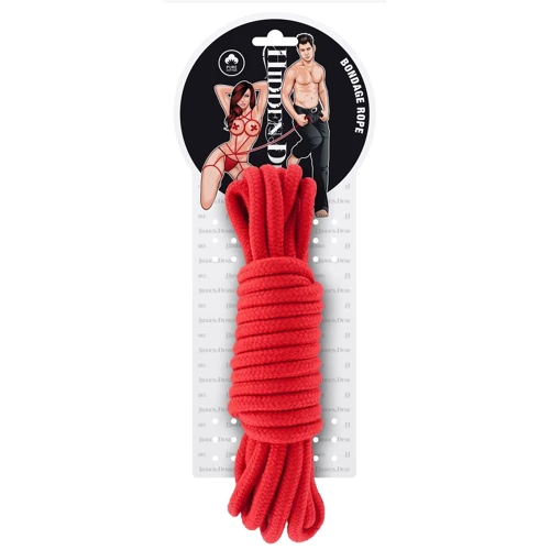 Hidden Desire Bondage Rope 5 meter - веревка для связывания, 5 м, красный: Цвет красный