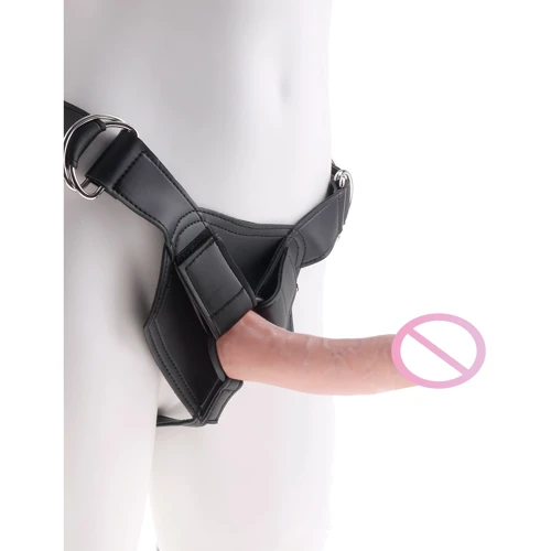 Страпон Strap-on Harness 7 Cock 17.8x4 см: Длина, см 17.8