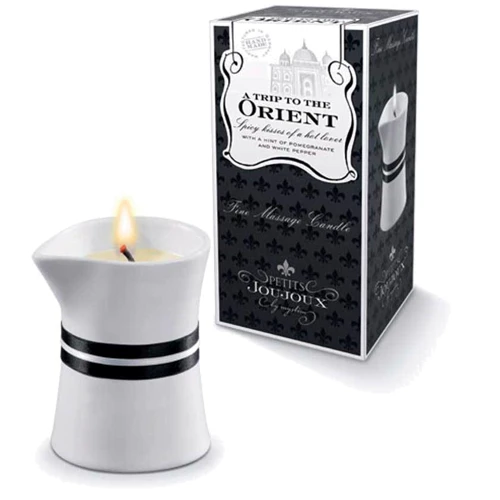 Масажна свечa Mystim Petits Joujoux - Orient - Pomegranate and White Pepper (190 г): Особливості З ароматом