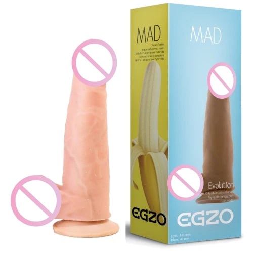 Фаллоимитатор EGZO Ciberskin DS001 ( 18,5 х 4 см )