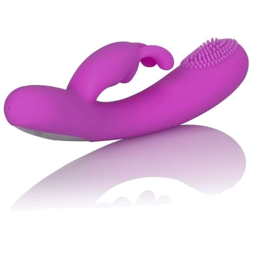 Вібромасажер Embrace Massaging Rabbit 14x3.25 см, рожевий: Тип управління кнопкове