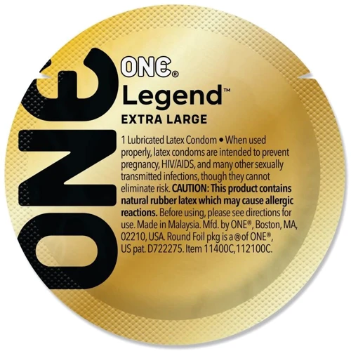 Набір презервативів ONE Legend Extra Large 100 шт.: Тип Увеличенного размера