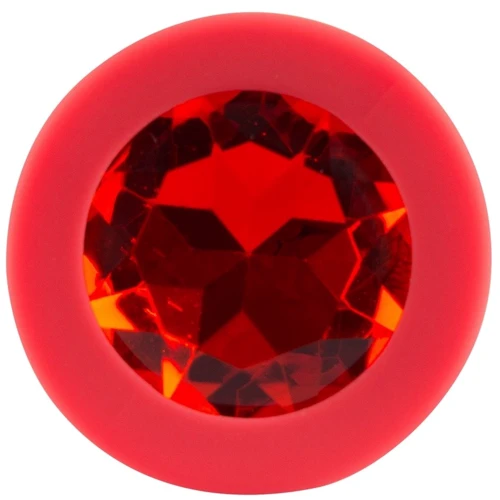 Анальна пробка Orion - Colorful Joy Jewel Red Plug Small: Особливості С кристаллами