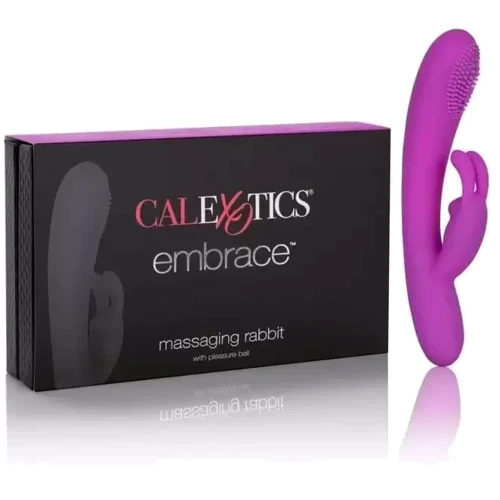Вибромассажер Embrace Massaging Rabbit (пурпурный): Длина, см 14