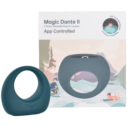 Эрекционное виброкольцо Magic Motion Dante II, управление с помощью смартфона фото 5