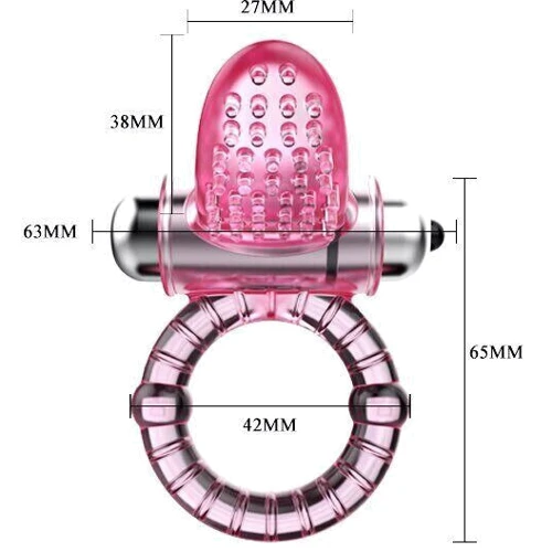 Эрекционное кольцо с вибрацией Sweet Vibration Ring, BI-014081: Производитель LYBAILE