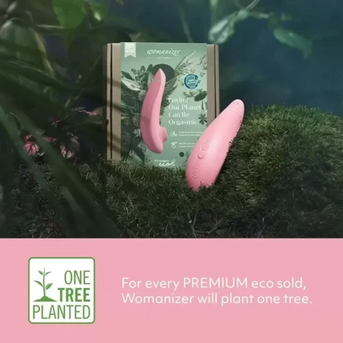 Клиторальный стимулятор Womanizer Premium Eco rose фото 6