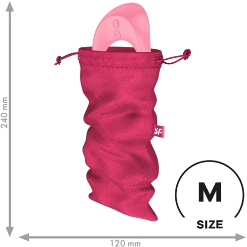 Мешочек для хранения игрушек Satisfyer Treasure Bag M Pink фото 3