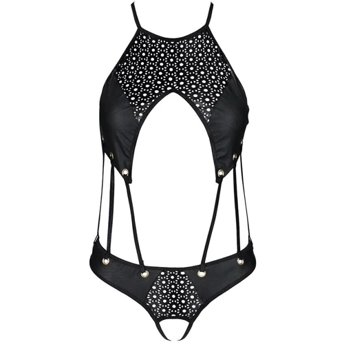 Боди с открытым доступом Passion TASMINA BODY black S/M: Применение На тело