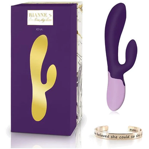 Вибратор-кролик Rianne S: Xena Purple/Lilac: Длина, см 12.5