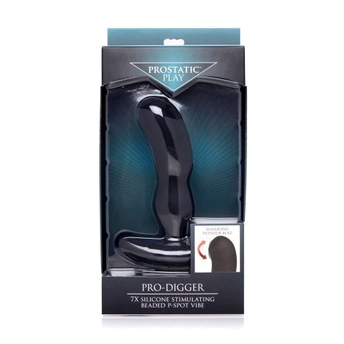 Масажер простати Prostatic Play Pro-Digger 7X Silicone Stimulating Beaded P-Spot Vibe: Для кого Для чоловіків