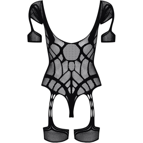 Бодістокінг Obsessive Bodystocking G334 black S/M/L: Фасон Бесшовные