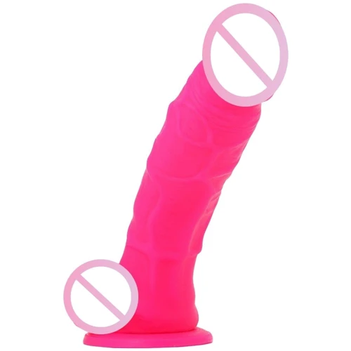 Цветной фаллоимитатор на присоске Coloursoft Soft Dildo, 13х4 см, розовый: Тип Реалистичные