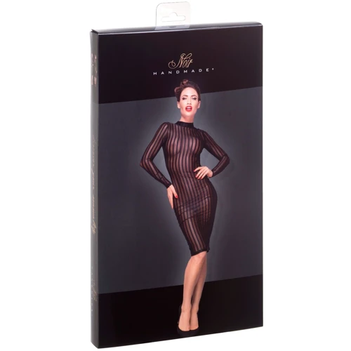 Платье Noir Handmade F182 Classic dress made of elastic tulle Вlack, XXL: Вид Платья