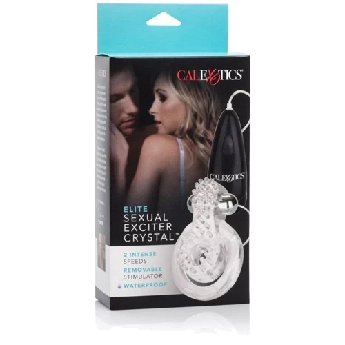 Виброкольцо Elite Sexual Exciter Crystal фото 5