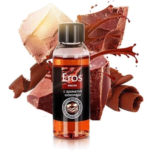 Масажне масло Eros tasty з ароматом шоколаду, 50 мл: Тип Масло